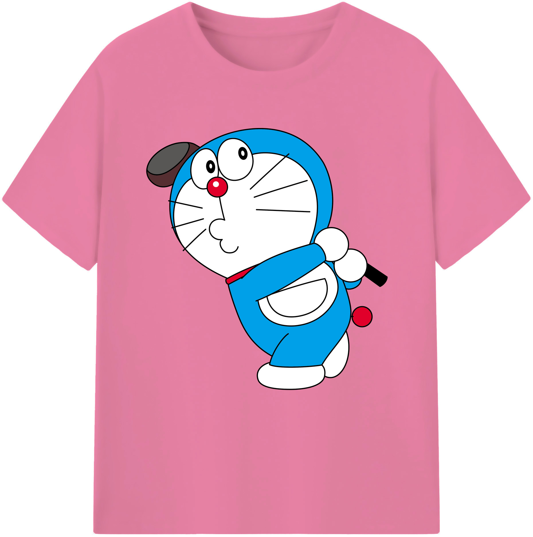 （画像用） ドラえもん Doraemon 綿100％半袖Tシャツ（フロントプリント）